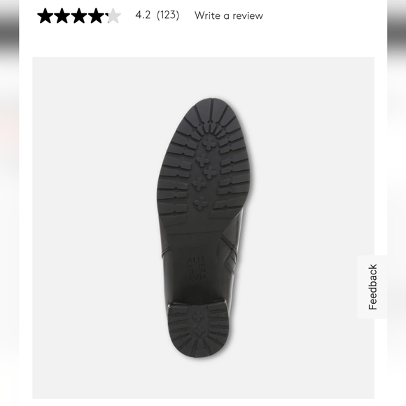 Almost New Naturalizer Bay Weatherproof Bootie Black size Women's 8W - Picture 6 of 9